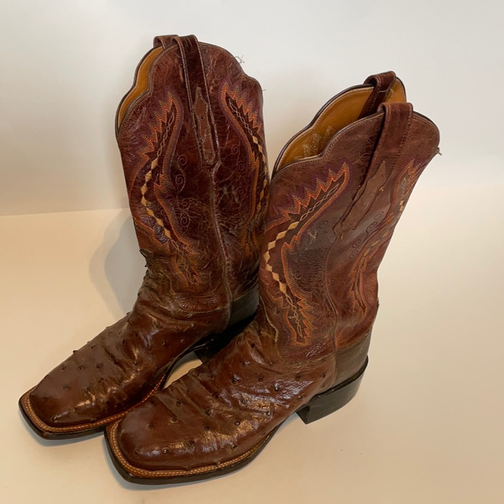 Lucchese Ostrich Boots
